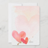 Kuss die Miss Goodbye Bridal Dusche Einladung (Rückseite)