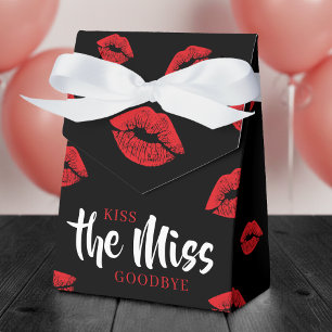 Küss die Miss Goodbye Junggesellinnen-Abschiedspar Geschenkschachtel