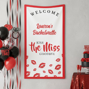 Küss die Miss Goodbye - Junggesellinnenabschied mi Banner