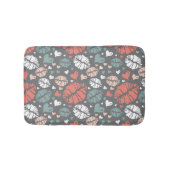 Kuss-Druck und Herz-Muster Badematte (Vorderseite)