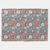 Kuss-Druck und Herz-Muster Decke (Vorderseite)