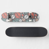 Kuss-Druck und Herz-Muster Skateboard (Horizontal)