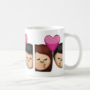 Kuss Emoji Kaffeetasse