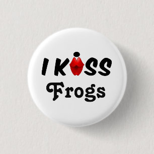 Kuss-Frösche des Knopf-I Button