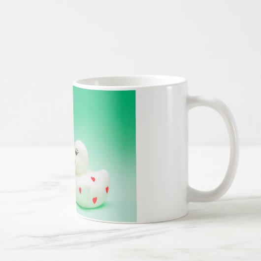 Kuss-Gummi-Enten Kaffeetasse (Rechts)