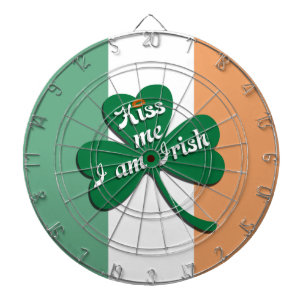 Kuss ich irisch sein dartscheibe