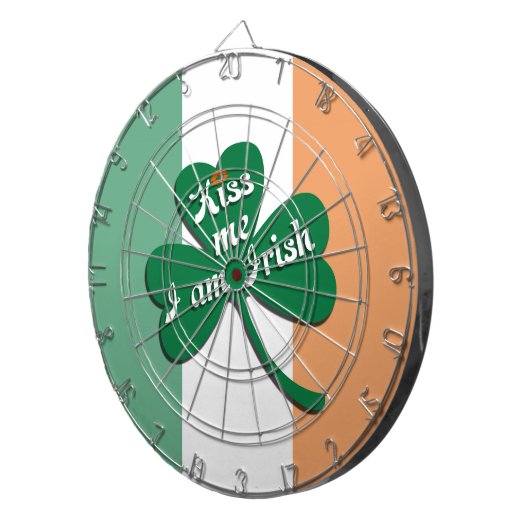 Kuss ich irisch sein dartscheibe (Vorderseite rechts)