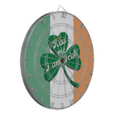 Kuss ich irisch sein dartscheibe (Vorderseite Links)