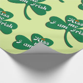 Kuss ich irisch sein geschenkpapier (Ecke)