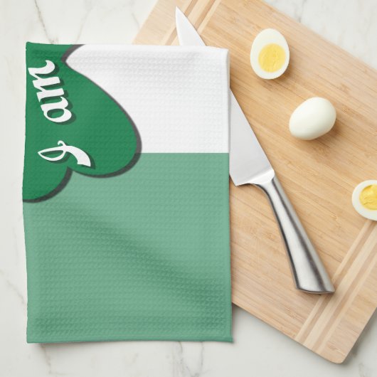 Kuss ich irisch sein handtuch (Viertel Falte)