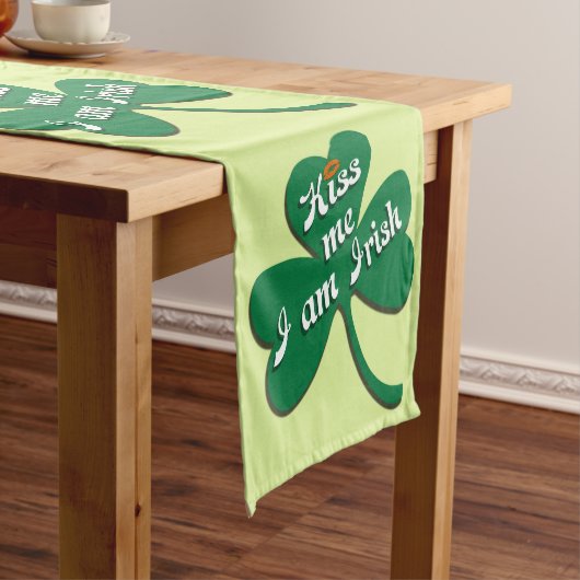 Kuss ich irisch sein kurzer tischläufer (Beispiel)