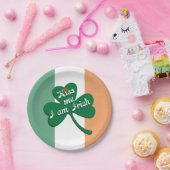 Kuss ich irisch sein pappteller (Party)