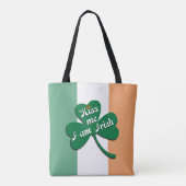 Kuss ich irisch sein tasche (Rückseite)