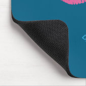 Küss immer Disco gelegentlich Design Mousepad (Ecke)