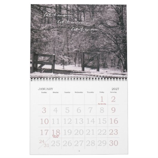 Kuss-Kalender 2014 Kalender (Jan 2027)