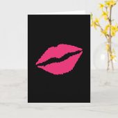 Küss! Karte (Gelbe Blume)