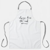 Kuss Koch, Kochkunst Personalisiert Schürze (Vorderseite)