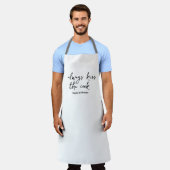 Kuss Koch, Kochkunst Personalisiert Schürze (Getragen)