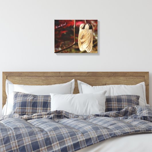 Küss! Leinwanddruck (Insitu (Schlafzimmer))