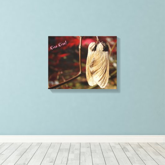 Küss! Leinwanddruck (Insitu (Holzboden))