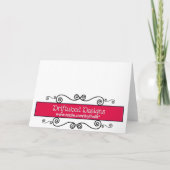 Kuss Liebe Feiertagskarte (Rückseite)