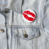 Kuss-Lippenstift Button (Beispiel)