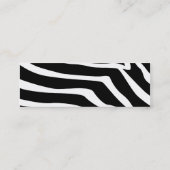 Kuss-Lippenstift-Visitenkarte Mini Visitenkarte (Rückseite)