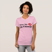 Küss Me Ich bin Chinese T-Shirt (Vorne ganz)