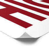 Küss Me Ich bin ein Hoher Jumper Poster (Ecke)