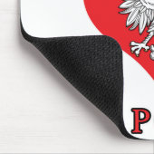 Küss Me Ich bin Polnisch Mousepad (Ecke)