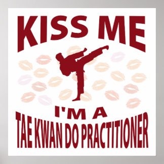 Küss Me Ich bin Tae Kwan Do Practitioner Poster