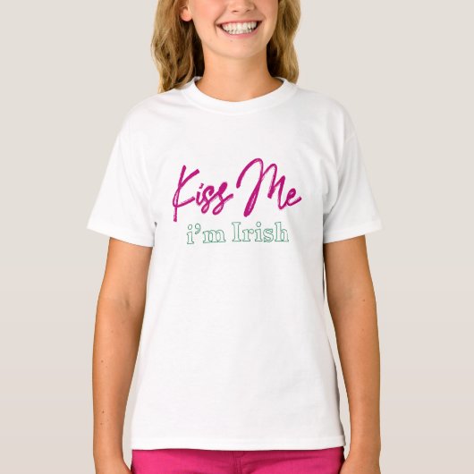 'küss me i'm irish' T - Shirt (Vorderseite)