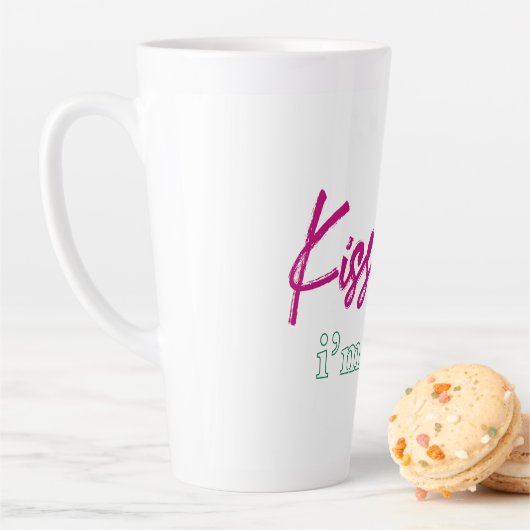 'küss me i'm irish' T - Shirt Milchtasse (Beispiel)