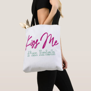 'küss me i'm irish' T - Shirt Tasche