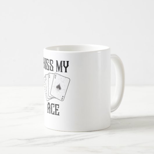 Kuss mein Ass Kaffeetasse (VorderseiteRechts)