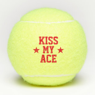 Küss mein lustiges Ass Tennisbälle
