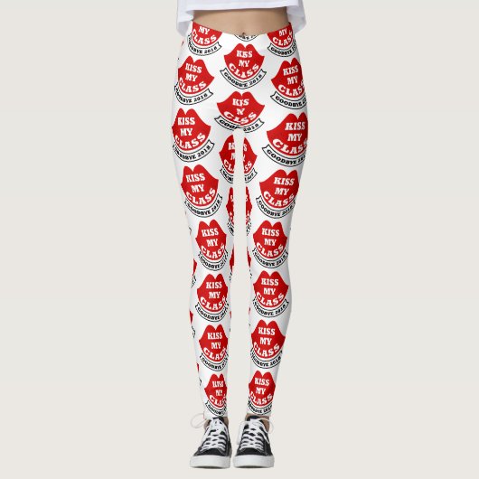 Kuss meine Klasse 2018 Leggings (Vorderseite)