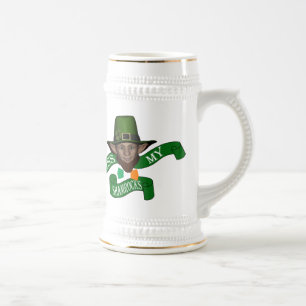 Küss meine Kleeblätter und Kobold Bierglas
