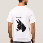 Küss meinen Esel T-Shirt (Rückseite)