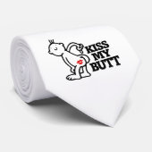 Küss meinen Hintern Krawatte (Gerollt)