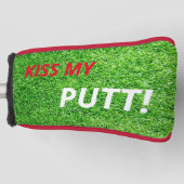 Küss meinen Putt! Golf Lover Thema Party Putter Golf Headcover (Vorderseite)