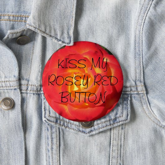 Küss meinen roten Knopf Button (Beispiel)