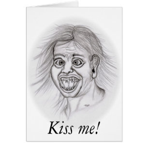 Küss mich! - Bleistiftzeichnung