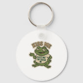 Küss mich Frosch St.Patrick's Day Schlüsselanhänger (Rückseite)