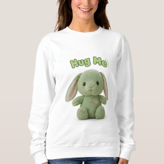 Küss mich Häschen Sweatshirt (Vorderseite)