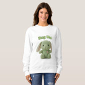 Küss mich Häschen Sweatshirt (Vorne ganz)