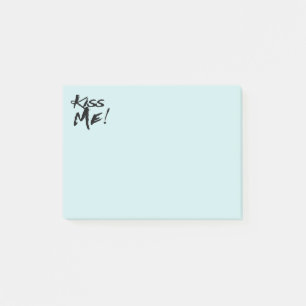 Küss mich himmelblau Liebesbrief - Hochzeit, Verlo Post-it Klebezettel