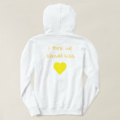 Küss mich Hoodie (Design Rückseite)
