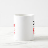 Küss mich ...ich bin ein Muslim Kaffeetasse (Mittel)