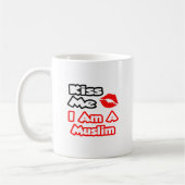 Küss mich ...ich bin ein Muslim Kaffeetasse (Links)
